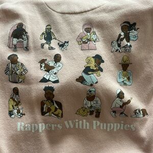 rappers with puppies hoodie